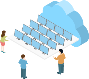 仮想PCイラスト