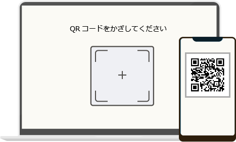 QRコード認証画面